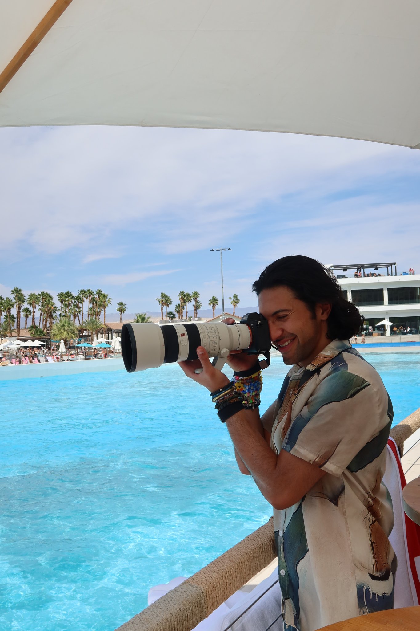 Behind the scenes — guiding a client through a shoot